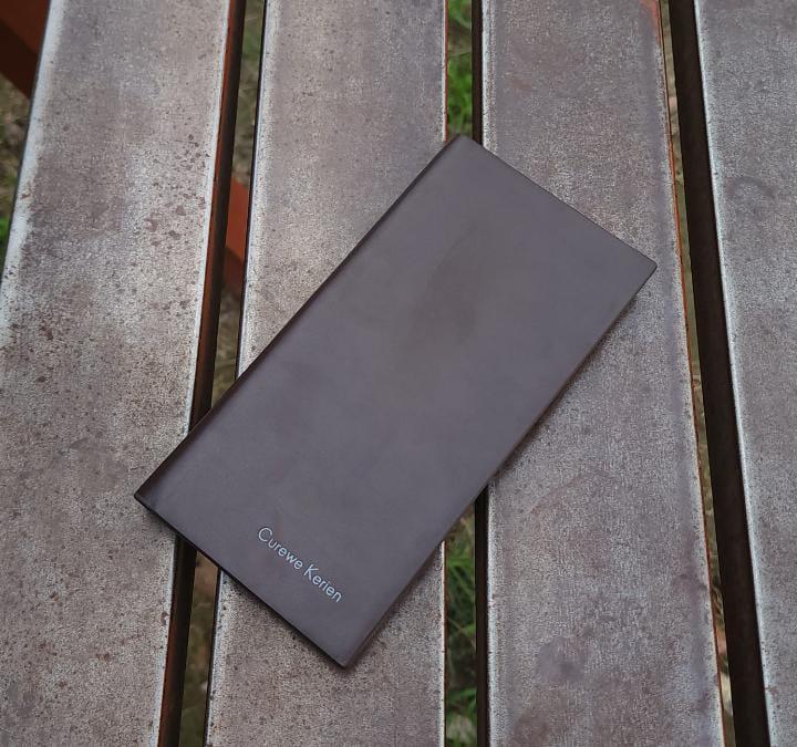Men's Brown Leather Long Wallet CK