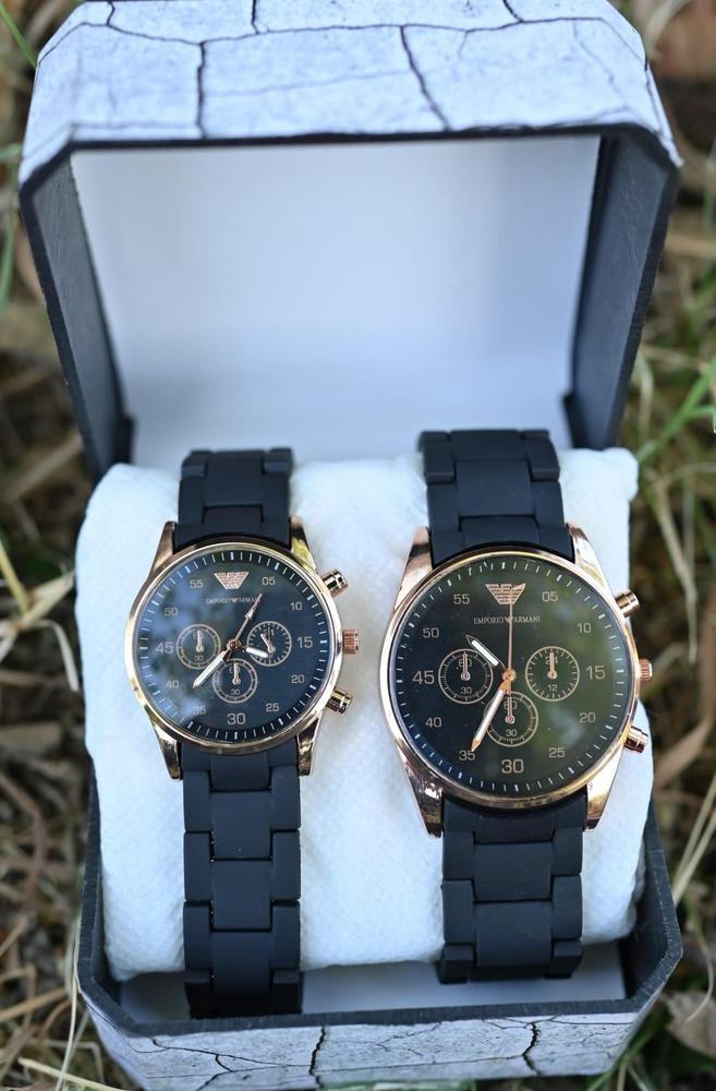 Black Chronograph Watch for Men Women Pakistan