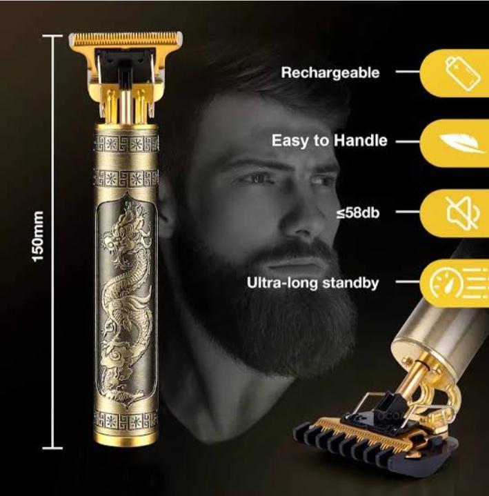 Premium Hair Beard Trimmer with 4 Combs & Rechargeable Battery