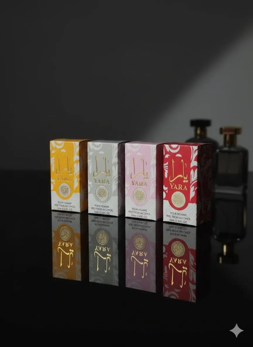 Yara Alcohol-Free Attar Pink 8ml Unisex With Tasbeeh