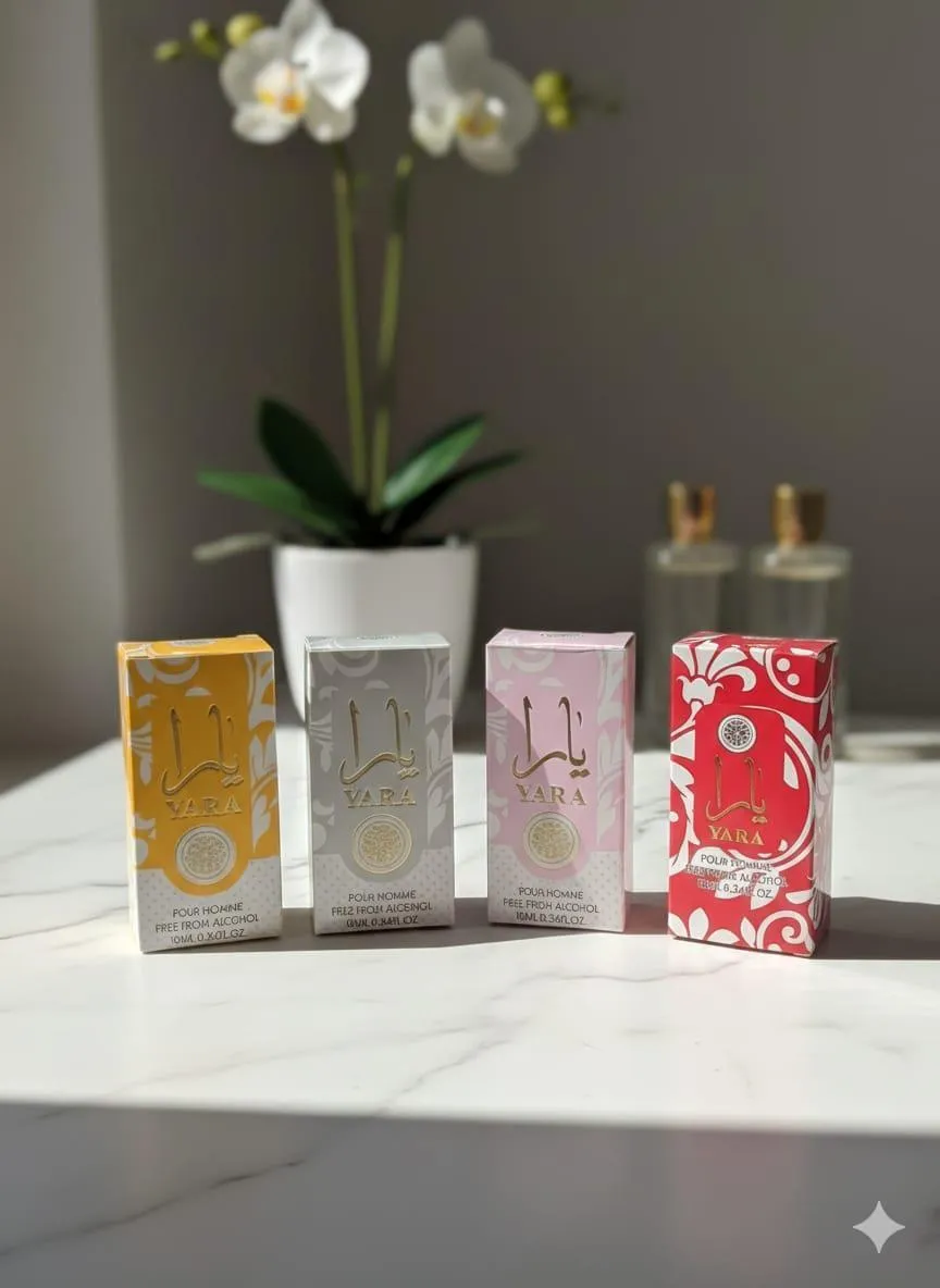 Yara Alcohol-Free Attar Pink 8ml Unisex With Tasbeeh