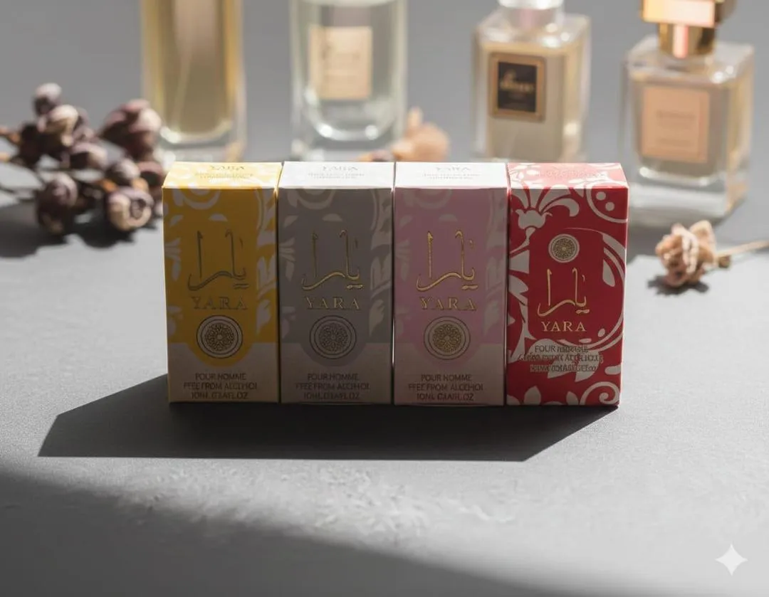 Yara Alcohol-Free Attar Pink 8ml Unisex With Tasbeeh