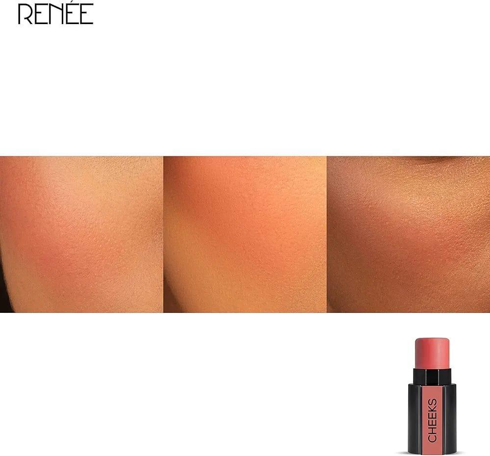 3 in 1 Lipstick Set Red Pink Eye Makeup Travel Friendly