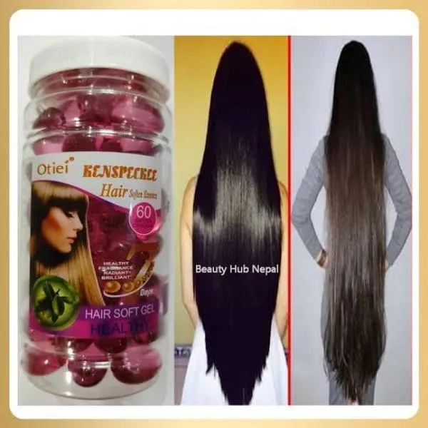 Orijen Hair Soft Gel 60 Capsules for Dry Frizzy Hair