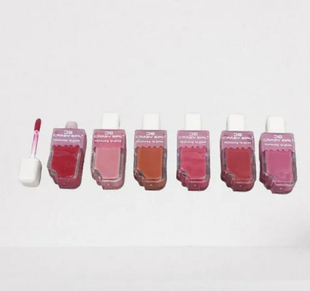 Crazy Girl Matte Lip Gloss Pack of 6 Shades