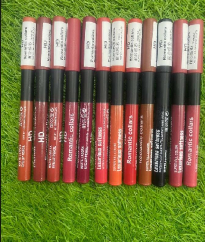 Matte Lip Pencil Pencil Set 6 Nude Shades Waterproof