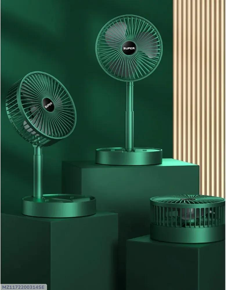 Portable Rechargeable Green Fan for Hot Weather