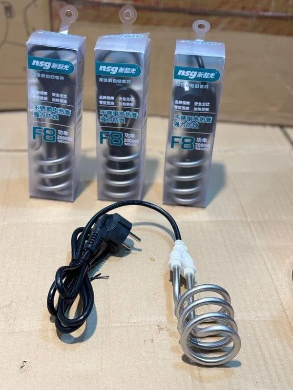 F8 Water Heating Rod Stainless Steel 1500W
