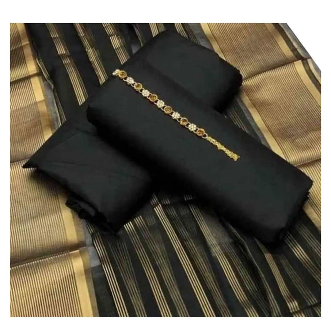 3 Pcs Women's Unstitched Plain Suit