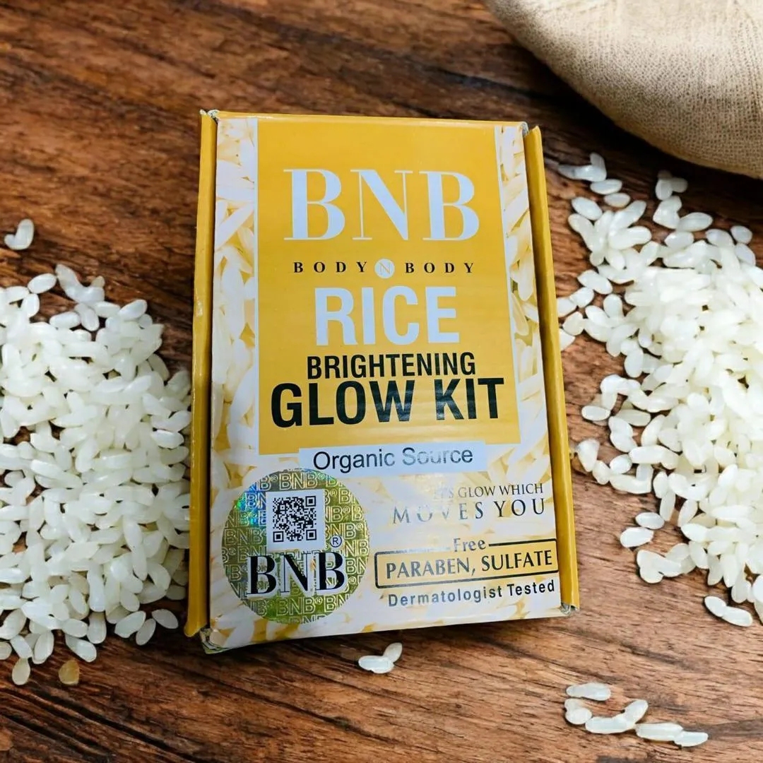 Rice Glow Kit 3 in 1 Brightening Face Wash Scrub Mask
