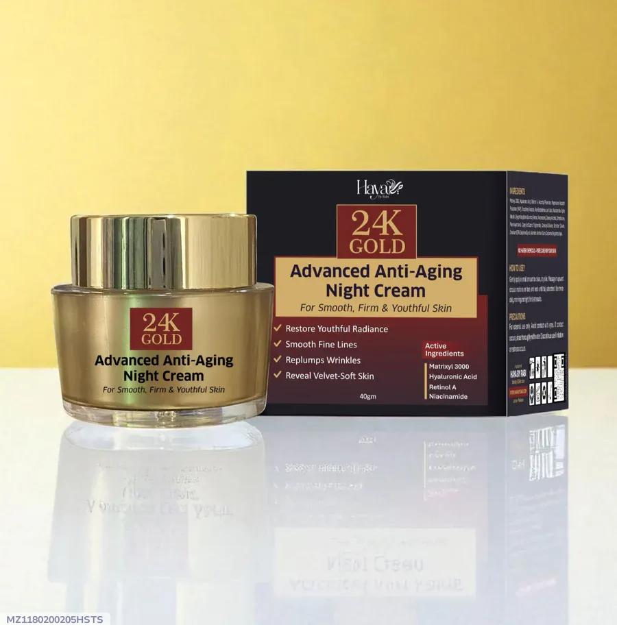 Haya 24K Gold Anti-Aging Night Cream 40gm