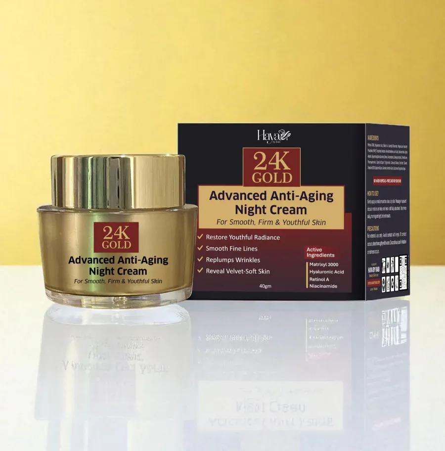 Haya 24K Gold Anti-Aging Night Cream 40gm