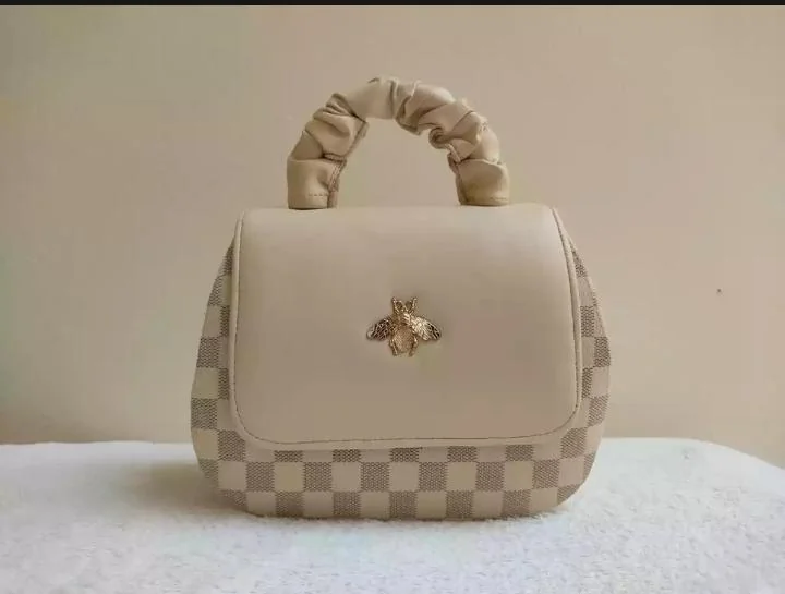 Girl's PU Leather Printed Shoulder Bag