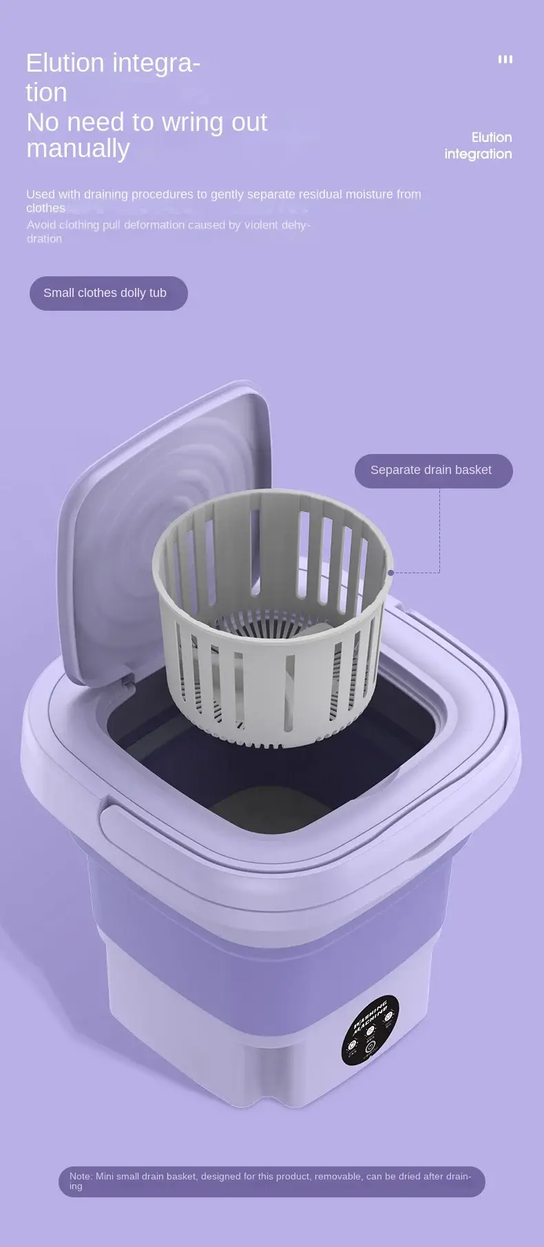 Portable Mini Washing Machine