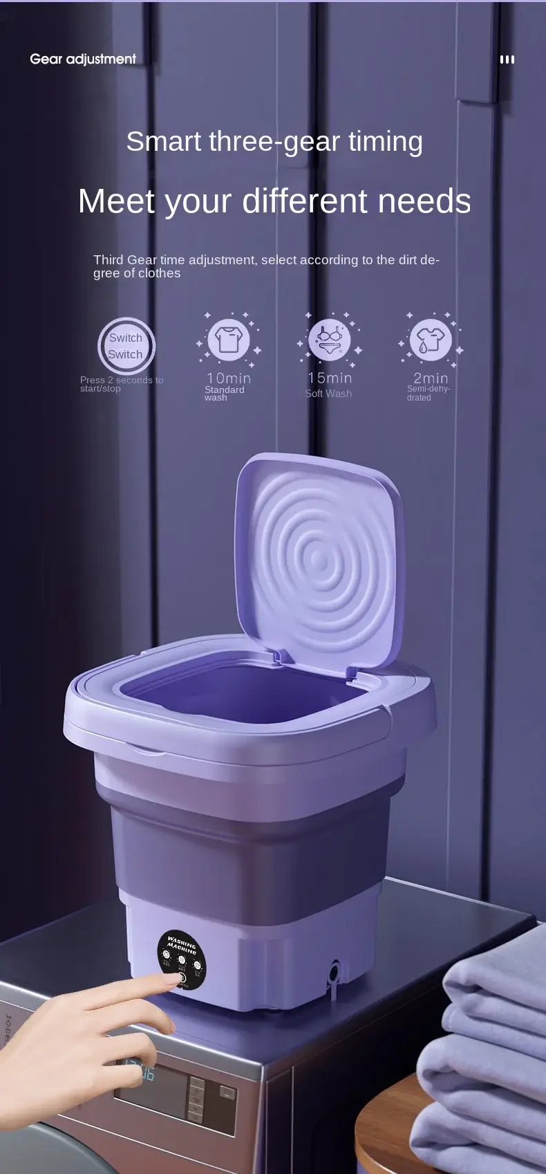Portable Mini Washing Machine