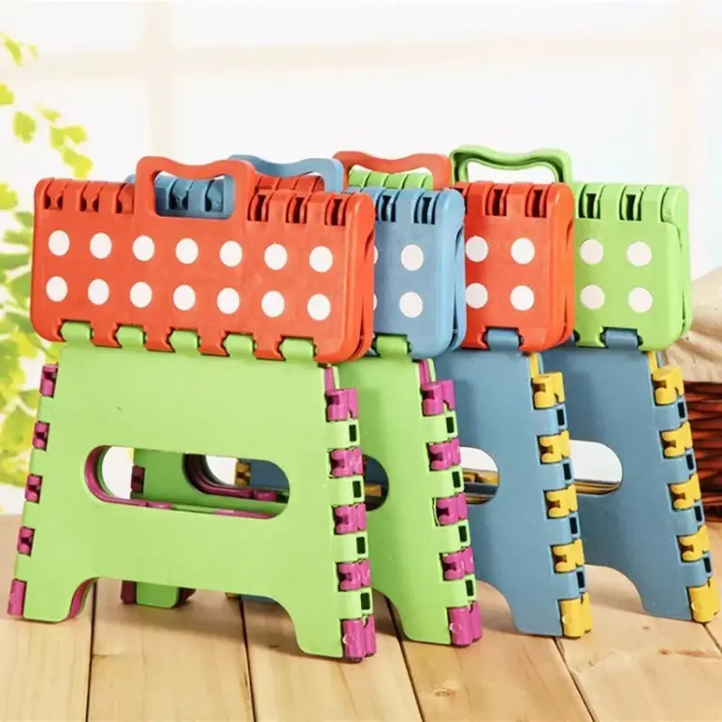 Lightweight And Portable Stepped Toilet Foldable Foot Stool For Children