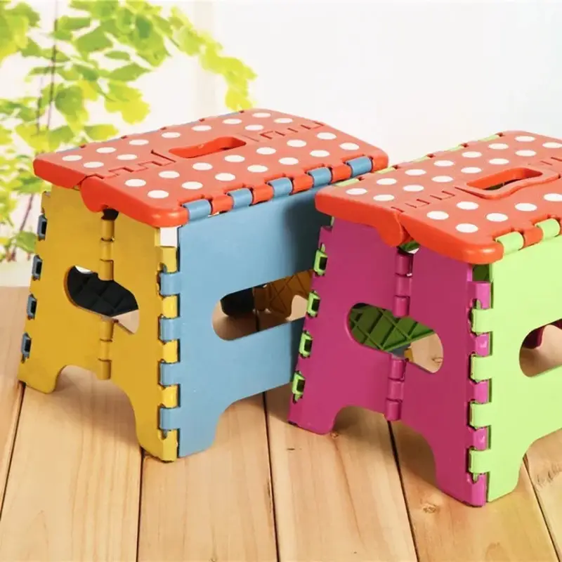 Lightweight And Portable Stepped Toilet Foldable Foot Stool For Children