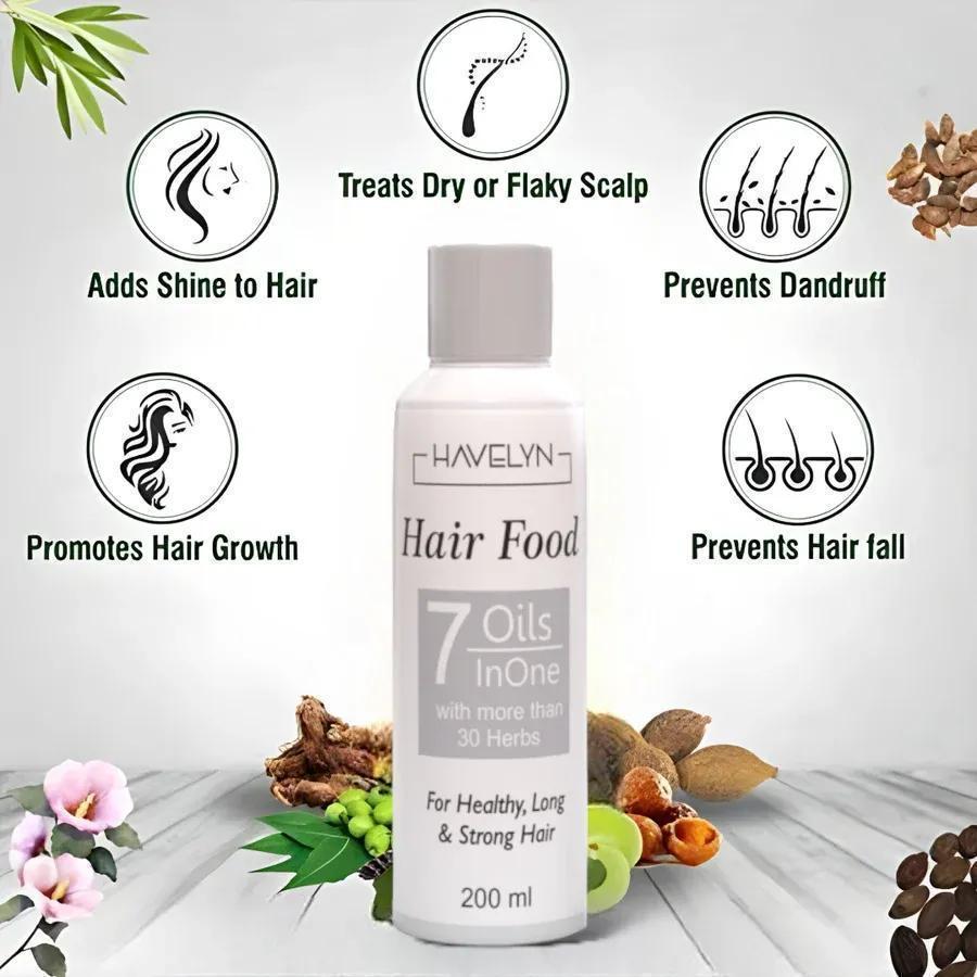 Premium Hair Oil Pack 200ml 7 Oils Botanical Extracts