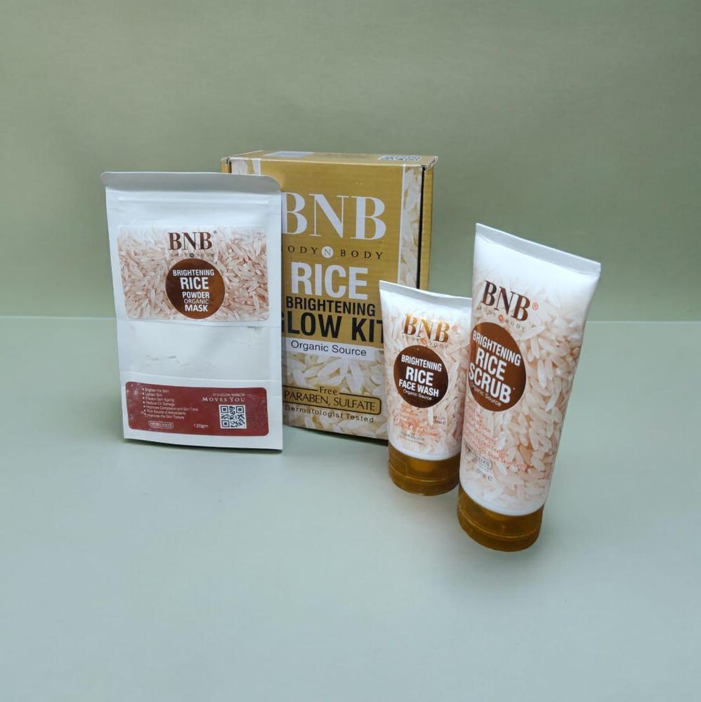 Premium Quality Whitening Facial Kit with Rice Powder