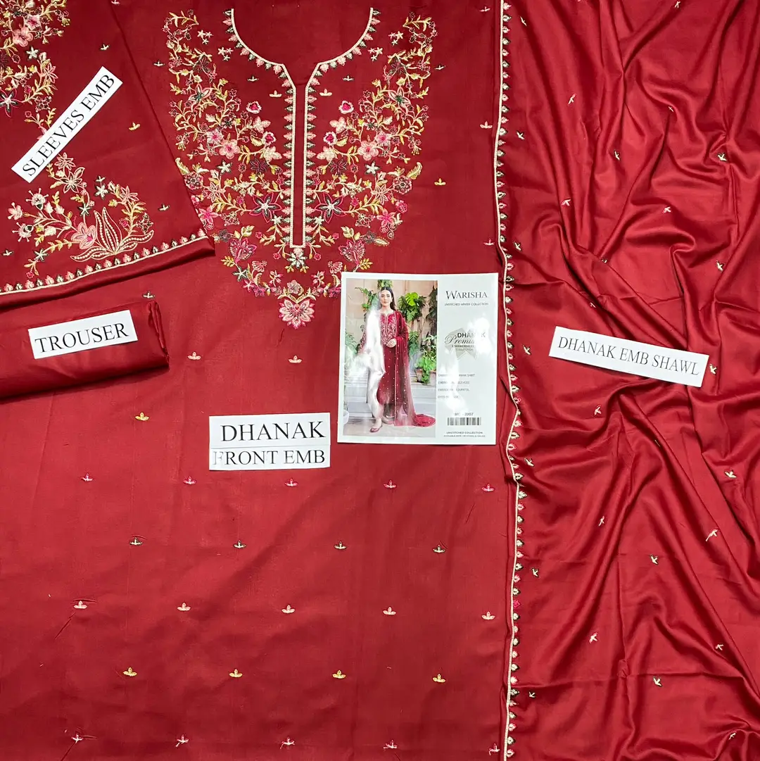 WARISHA Unstitched Women Winter Collection