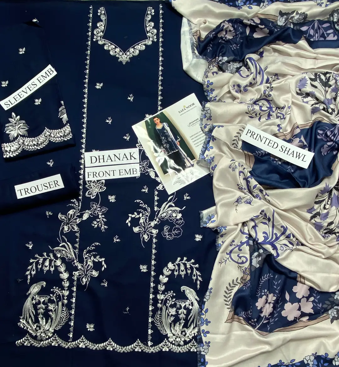 SAFA NOOR Unstitched Winter Collection