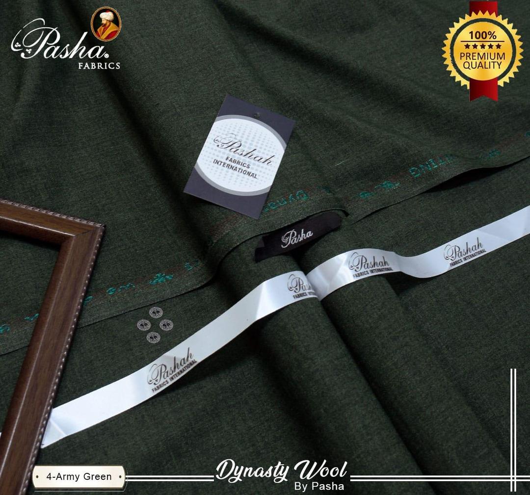 Winter Wool Suit Army Green Pasha Dynasty for Men