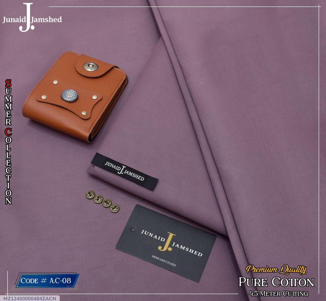 Purple Cotton Suit for Men Summer Formal Wear 4.5m