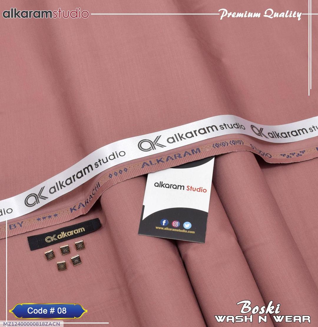Premium Boski Plain Suit Pink Summer Wear Pakistan