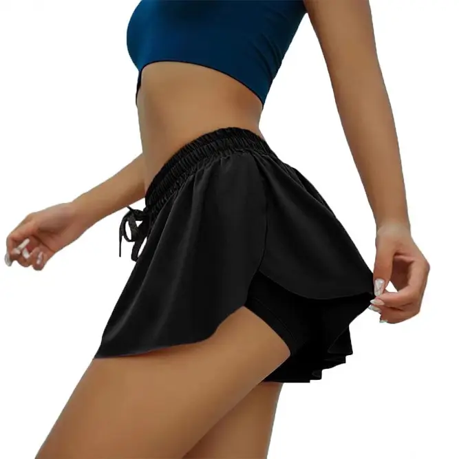 Women Sporty Breathable Yoga Shorts Pink