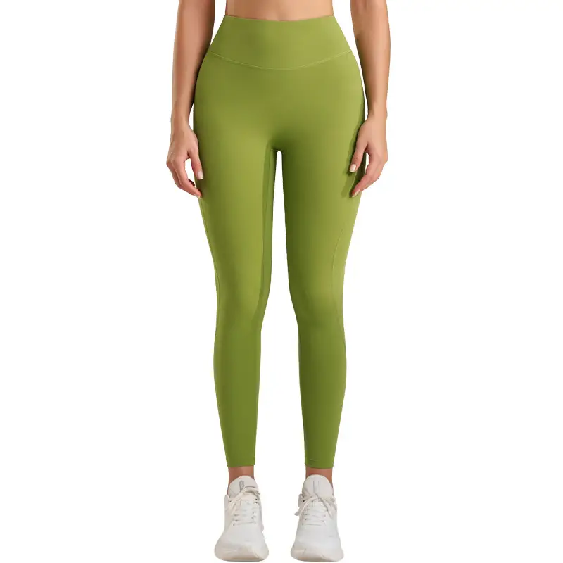 Women 3D Shaping Yoga Leggings Fruit Green Stretch Quick-Dry