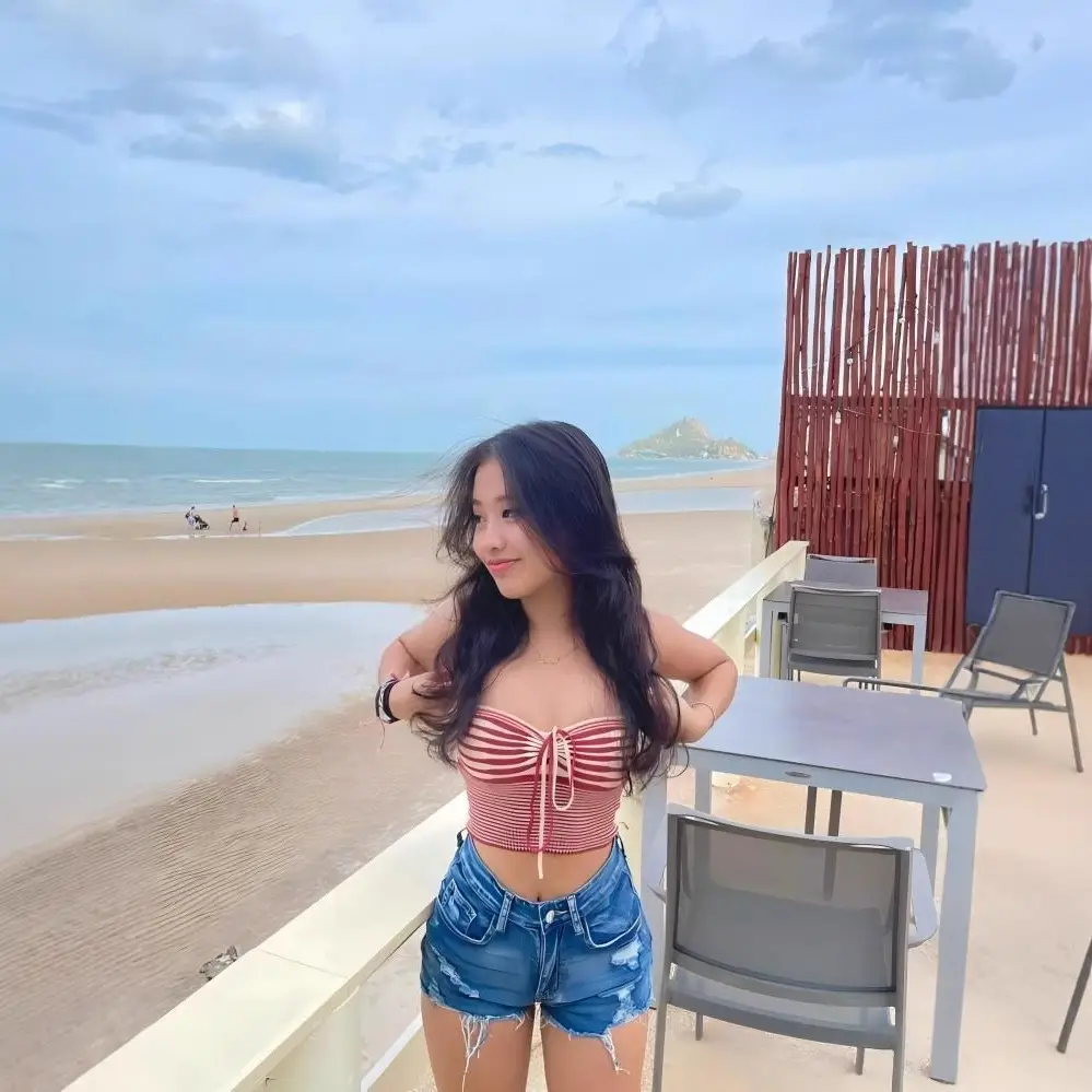 Blue High Waist Ripped Denim Shorts for Women