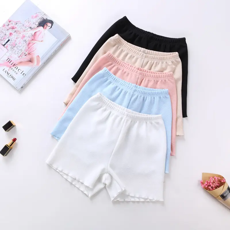Women Summer Loose Safety Pants White Plus Size Korean Style