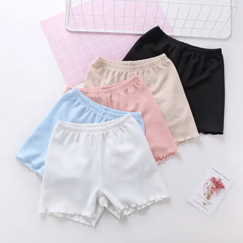 Women Summer Loose Safety Pants White Plus Size Korean Style