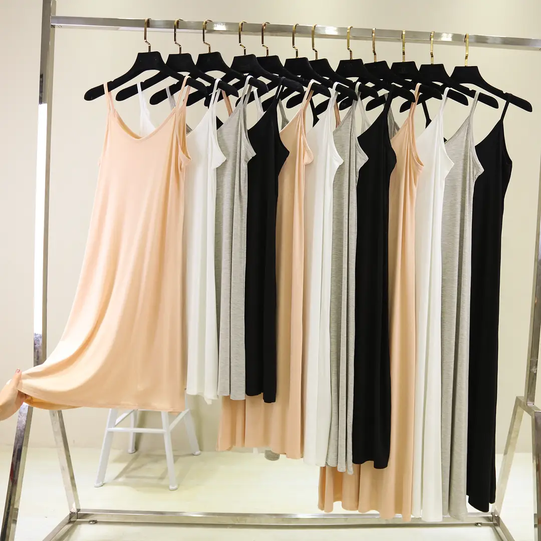 V-Neck Strap Dress Modal Fabric Summer Wear Pakistan