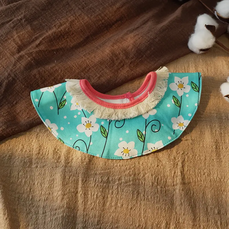 Pure Cotton Waterproof Bibs for Babies - Stylish Designs
