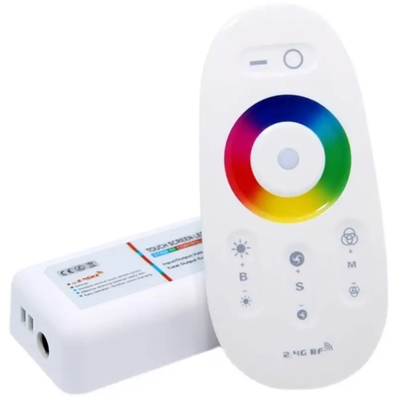 2.4G Touch RGB LED Strip Controller 12-24V Remote