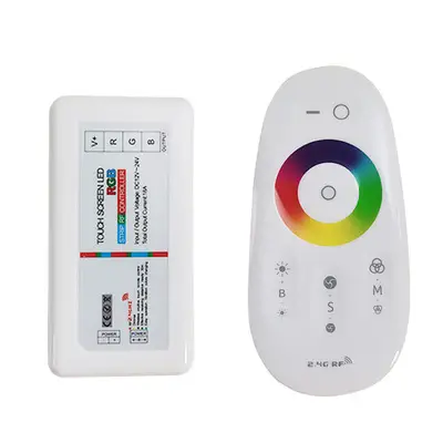 2.4G Touch RGB LED Strip Controller 12-24V Remote