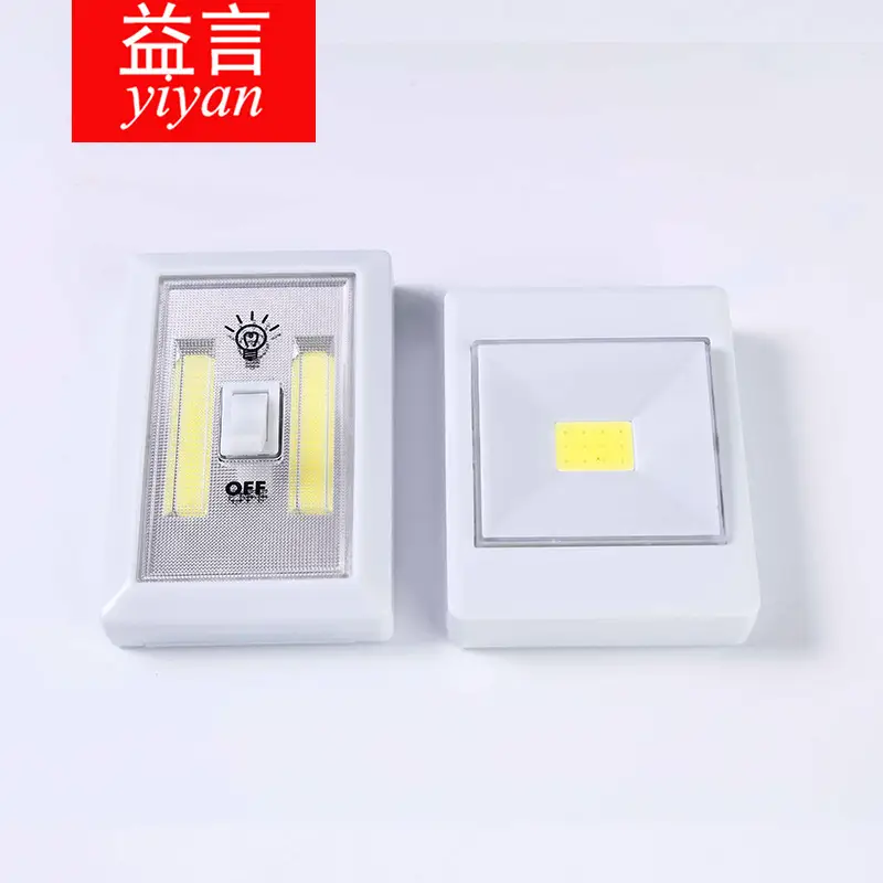Wall-Mounted LED Night Light with Toggle Switch