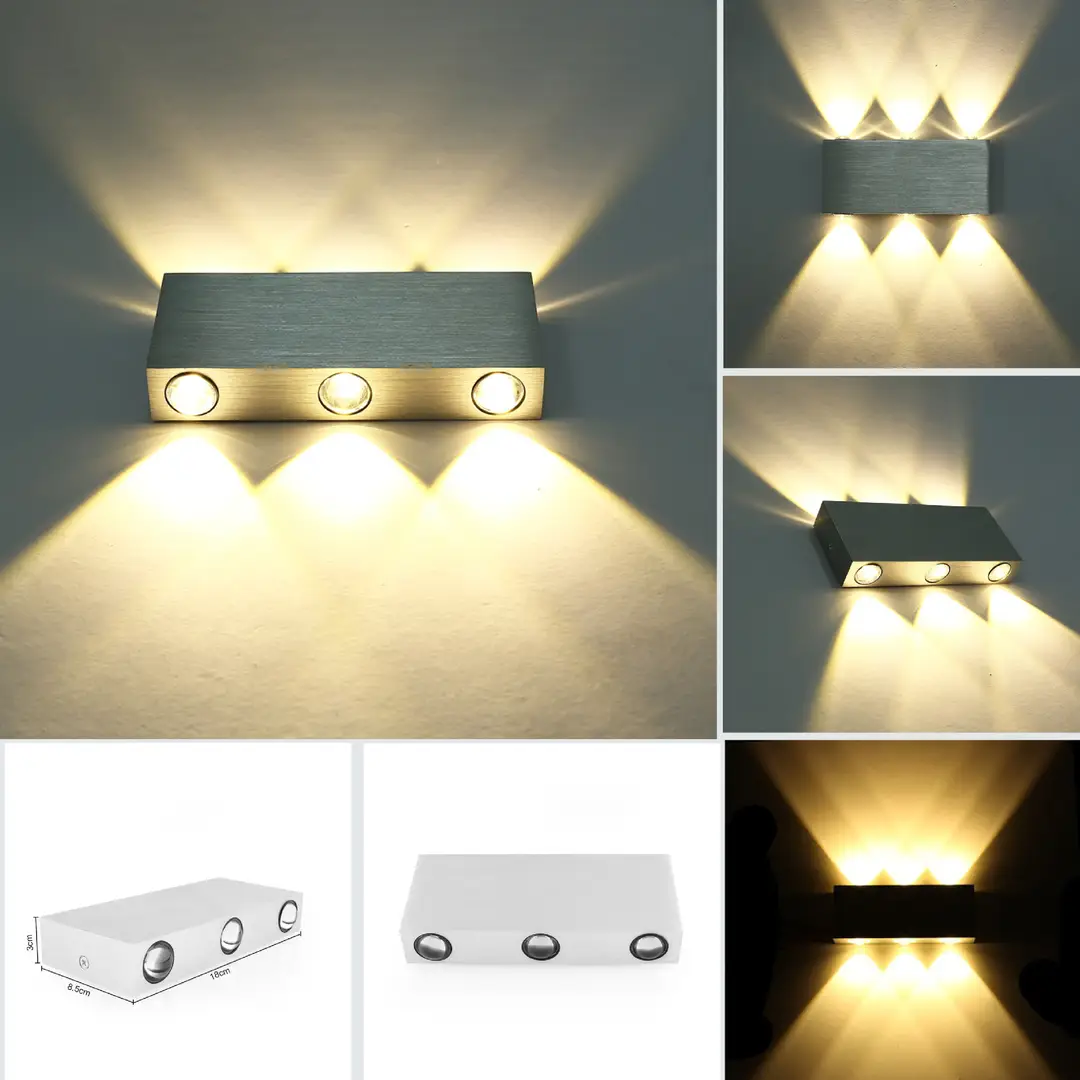 Modern Square Wall Lamp Aluminum 2024
