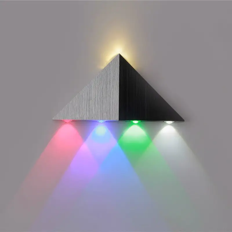 5W LED Triangle Wall Lamp Aluminum Decor