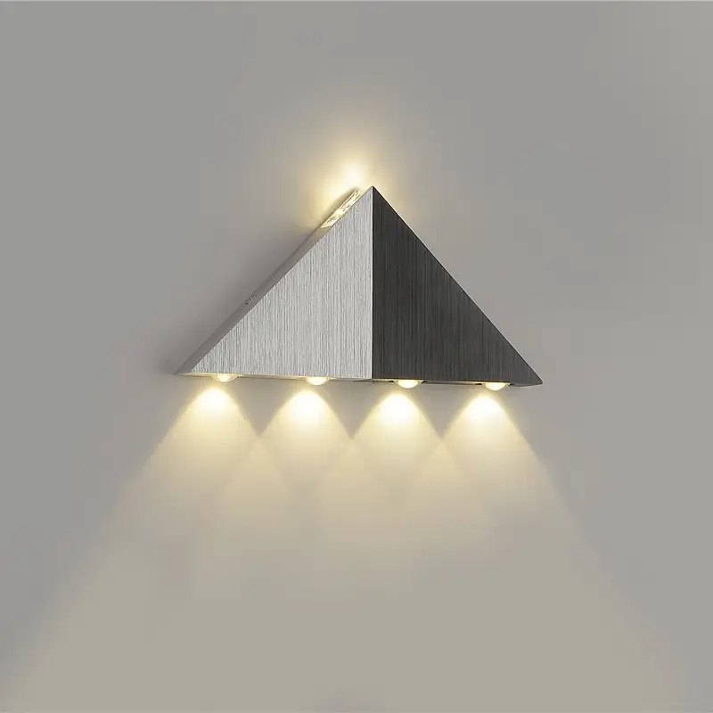 5W LED Triangle Wall Lamp Aluminum Decor