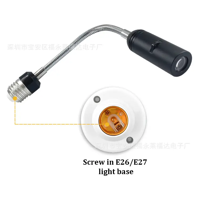 Laser Projection Lamp Black Flexible Neck for Festive Decor