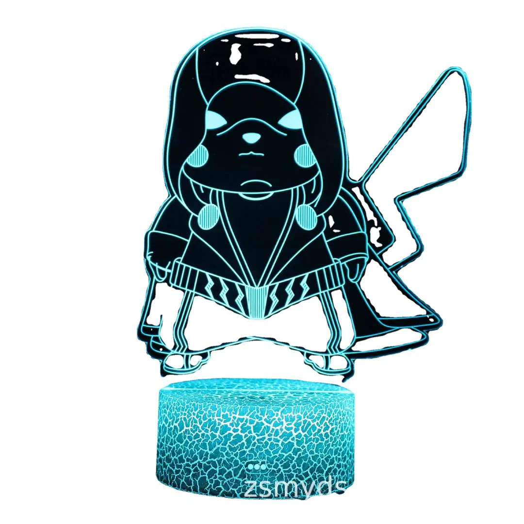 Pikachu 3D LED Lamp for Kids & Teens