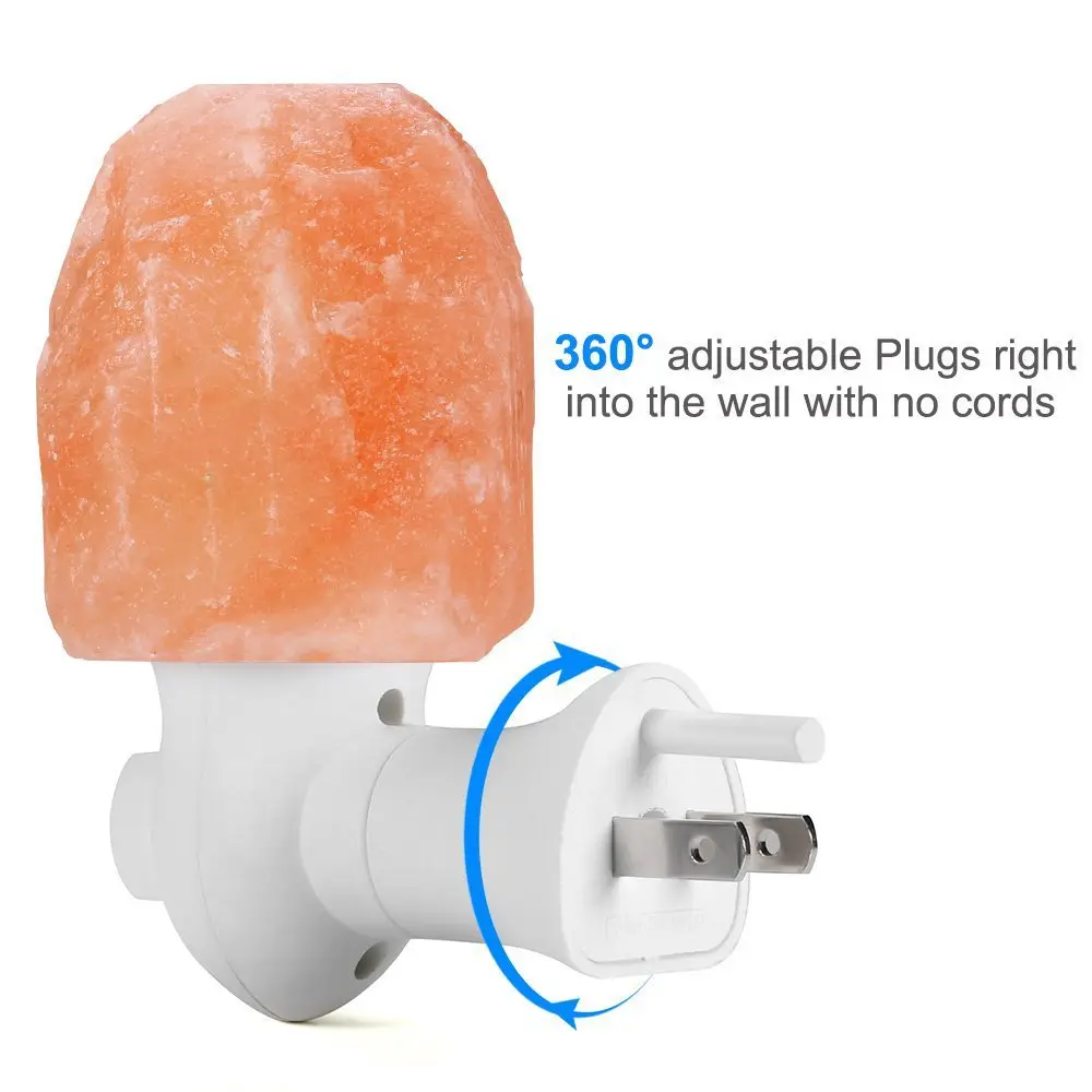 Himalayan Salt Lamp Set of 2 Wall Mount