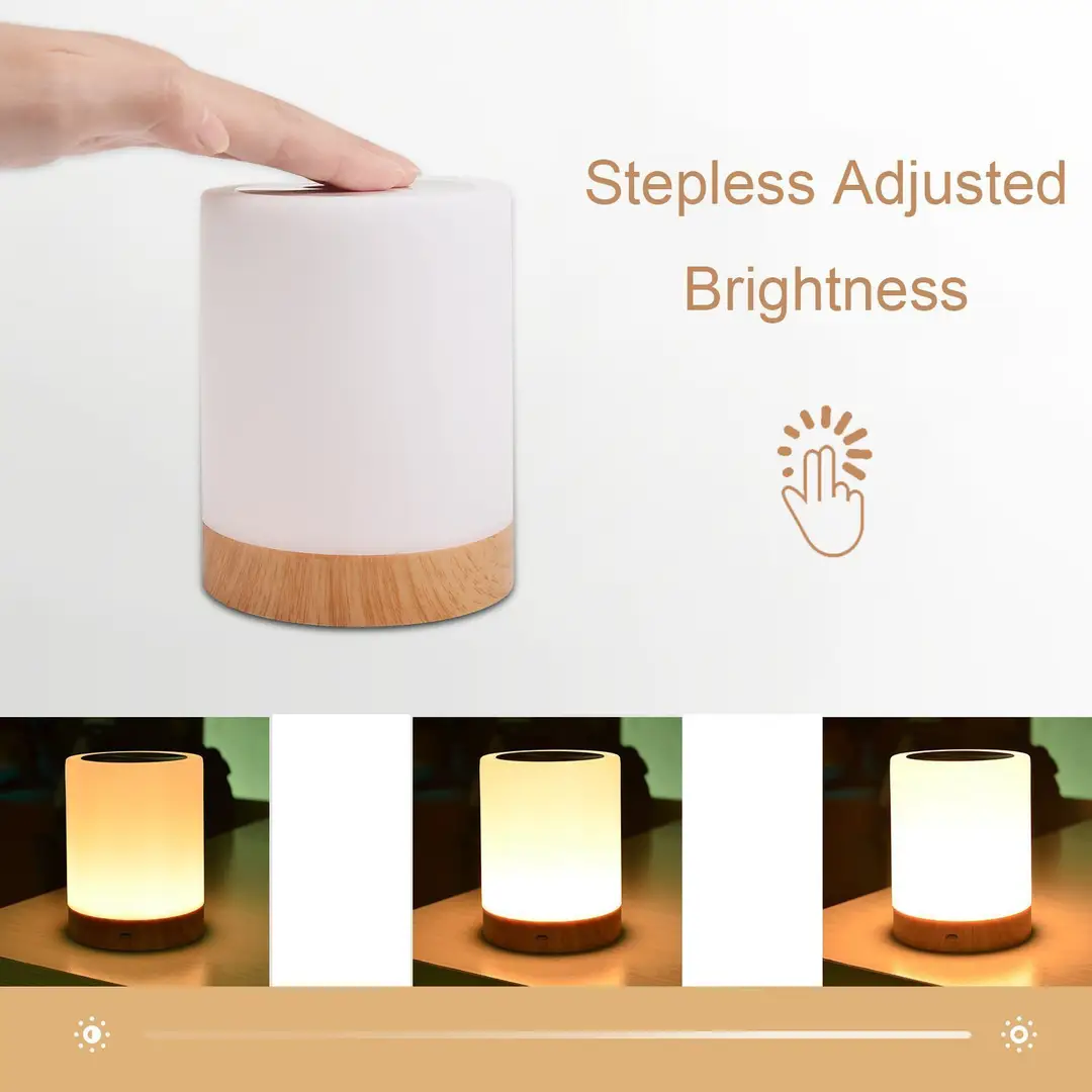 Rechargeable Touch Lamp for Bedroom Night Light
