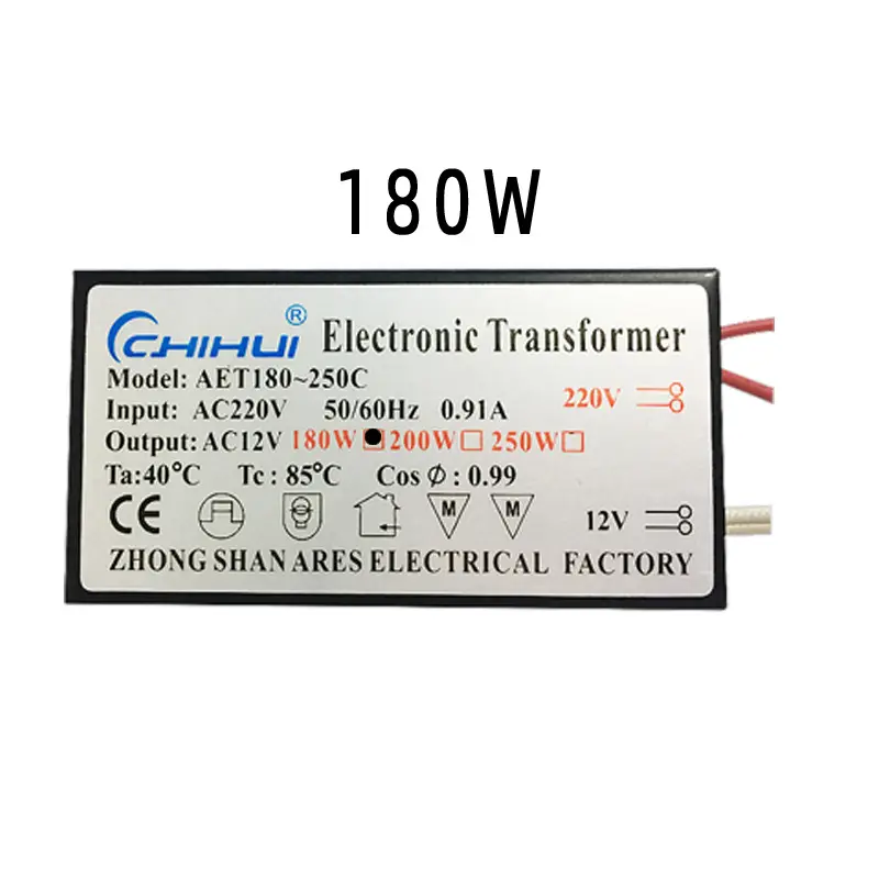 High Efficiency 12V Halogen Lamp Transformer AC220V