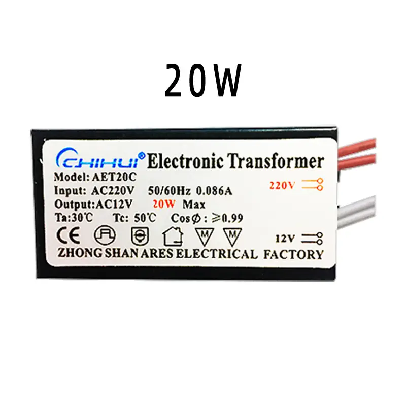 High Efficiency 12V Halogen Lamp Transformer AC220V