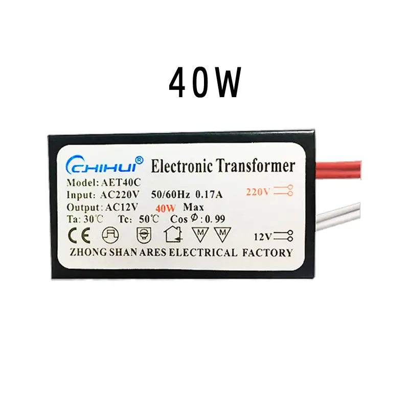 High Efficiency 12V Halogen Lamp Transformer AC220V