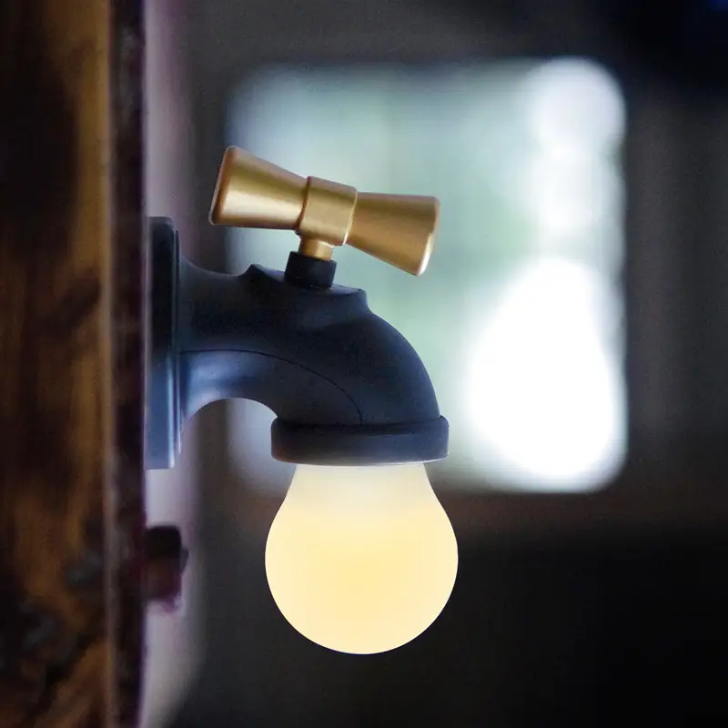 Touch & Voice Activated Night Lamp with Rechargeable Battery