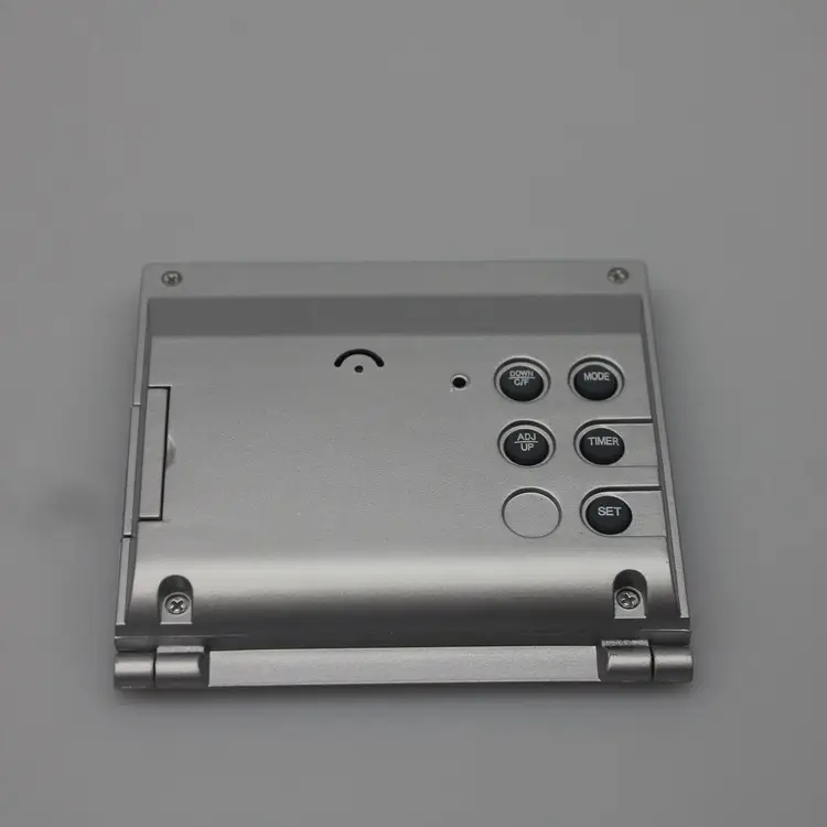 Ultra-Thin Digital Alarm Clock with Date & Temp Display